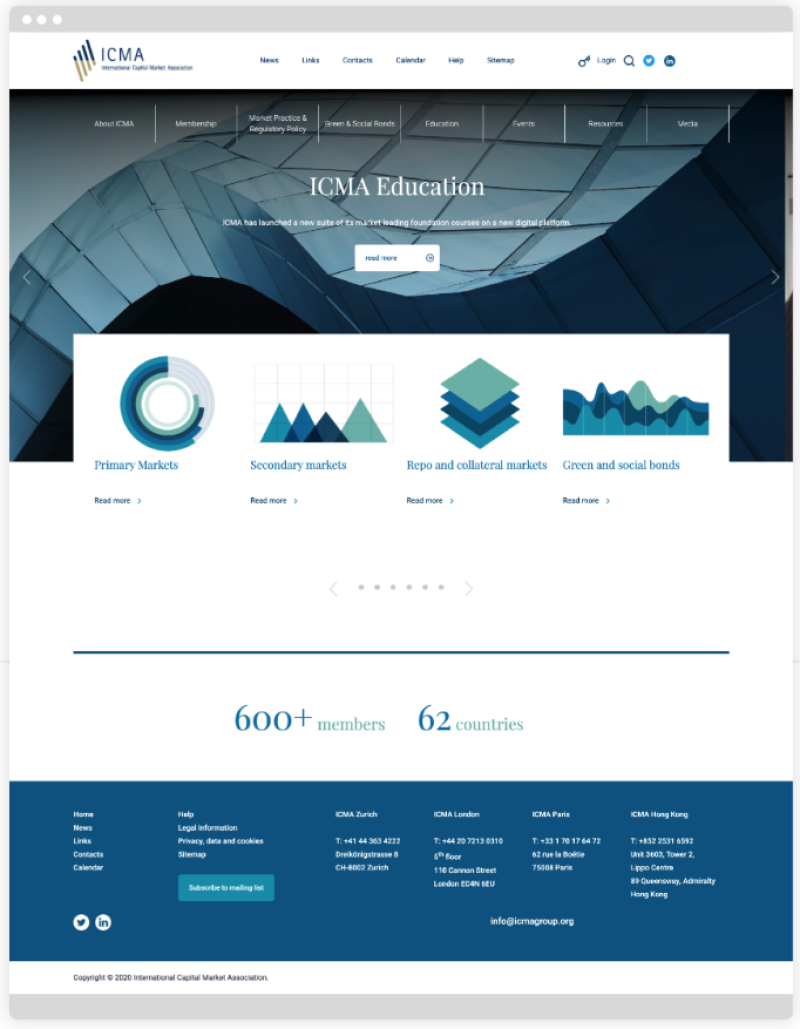 ICMA Silverstripe Design and Development (Lilo)