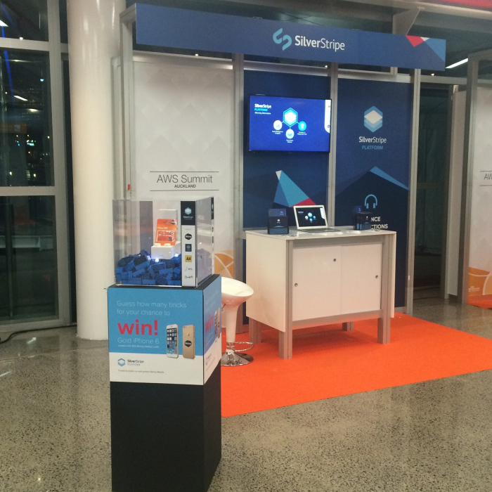 Silverstripe booth at AWS summit