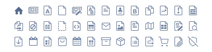 Sitetree icons