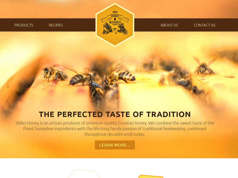 SliskoHoney.com - Croatian natural honey (jelicanin)