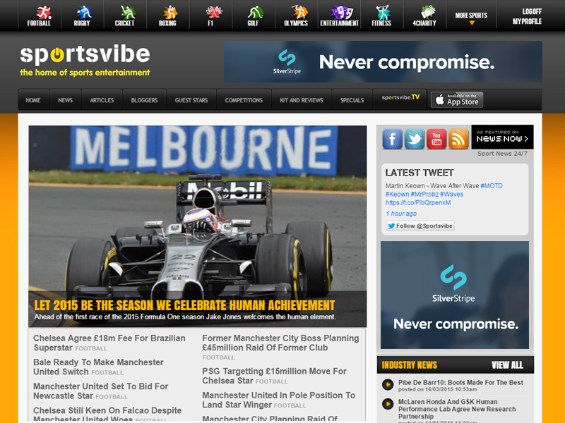 Sportsvibe - High Traffic Sports News Website (Brandnation)