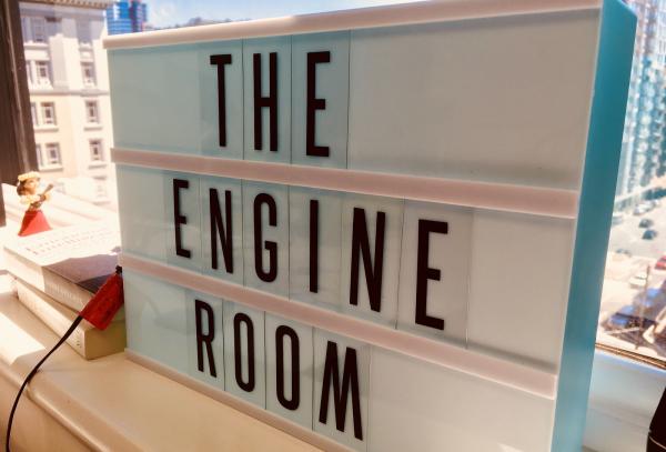 The Engine room sign