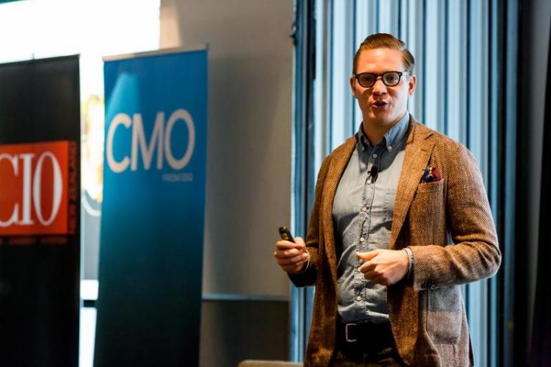 Anders Sorman-Nilsson presenting at the Exchange
