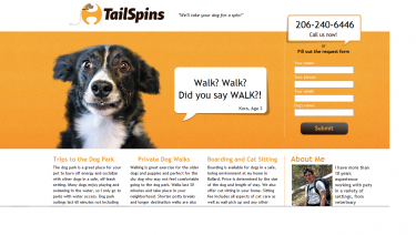 www.tailspinsdogwalking.com