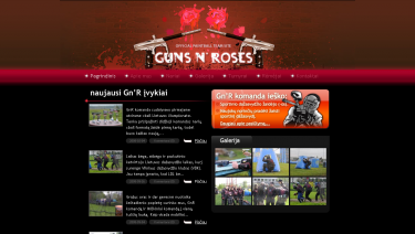 Guns N` roses (GNR) official paintball team websit
