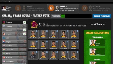 NRL All Stars Voting