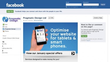 Pragmatic Design's Facebook Page