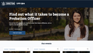 Corrections Live Q&A Website