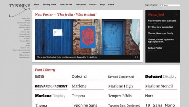 Typonine website