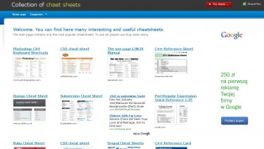 Collection of cheatsheets