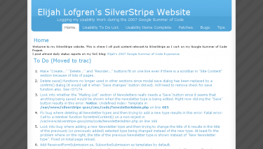 Elijah Lofgren's SilverStripe Website<br />
