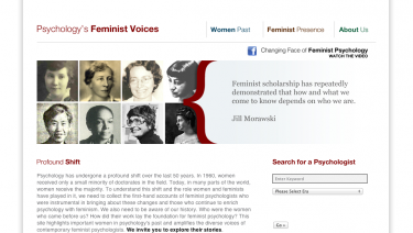 Psychology's Feminist Voices