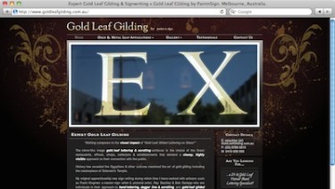 Gold Leaf Gilding by PaintnSign