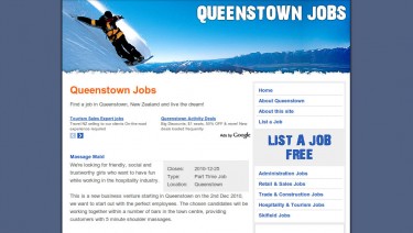 Queenstown Jobs