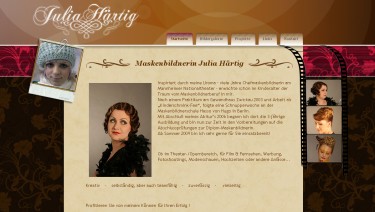 Maskenbildnerin Julia HÃ¤rtig