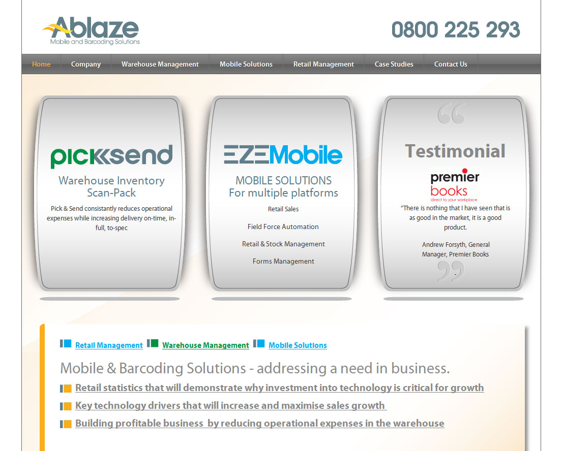 Ablaze Mobile and Barcoding Solutions (Web Torque)