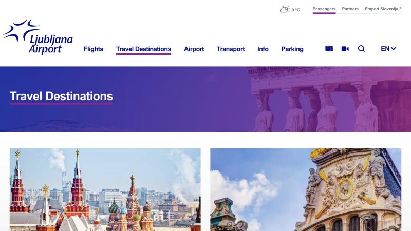 Destination: Ljubljana Airport  (Innovatif)