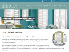 Aldo's Shutters & Blinds