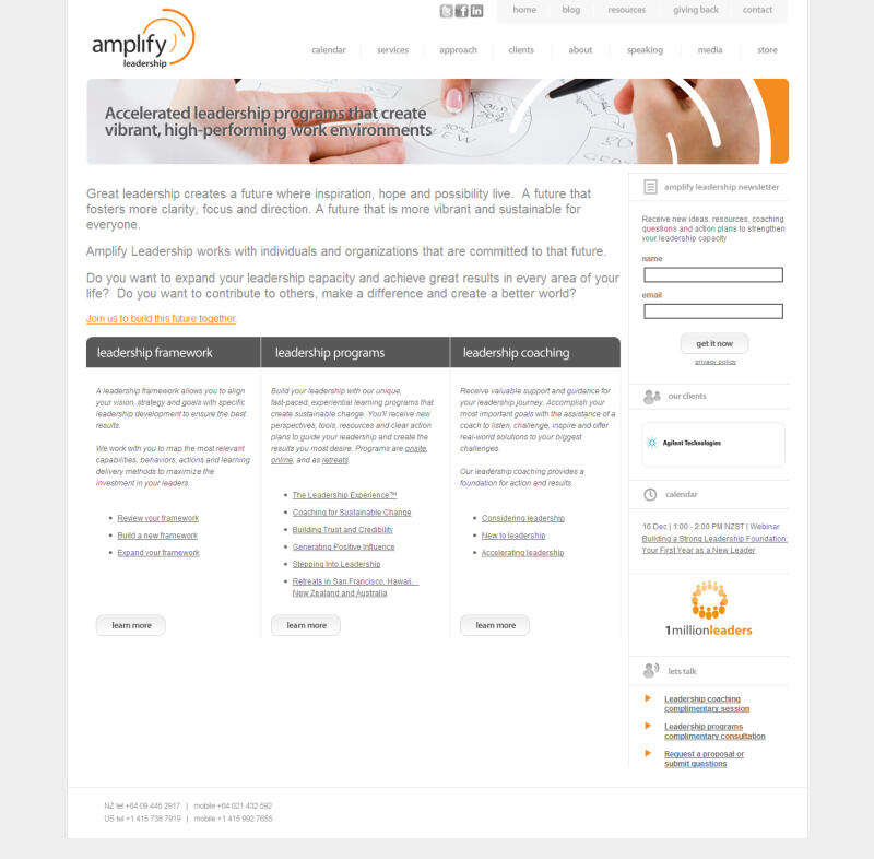 Amplify Leadership (elogodesign)