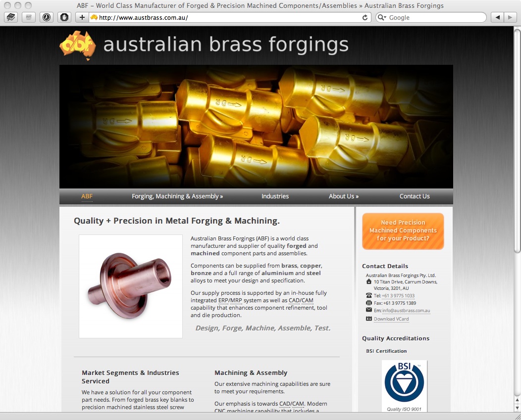Australian Brass Forgings (vwd)