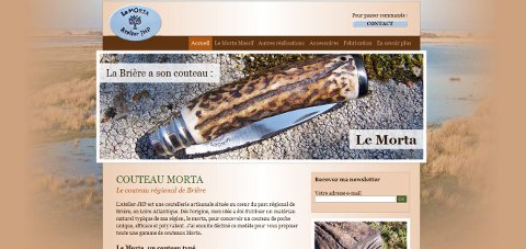 Le Morta, couteau régional de Brière (stallain)