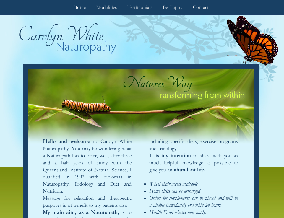 Carolyn White Naturopathy (Lukef)