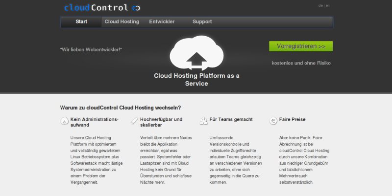 SilverStripe Community Showcase » cloudControl Cloud Hosting (pst ...