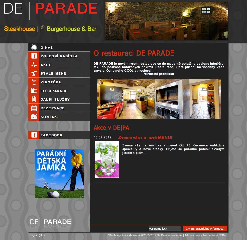 De | Parade - Restaurant, Steakhouse and Bar (tomas.bilek)