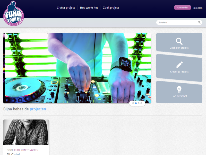 Fund your dj (WeDevelop)