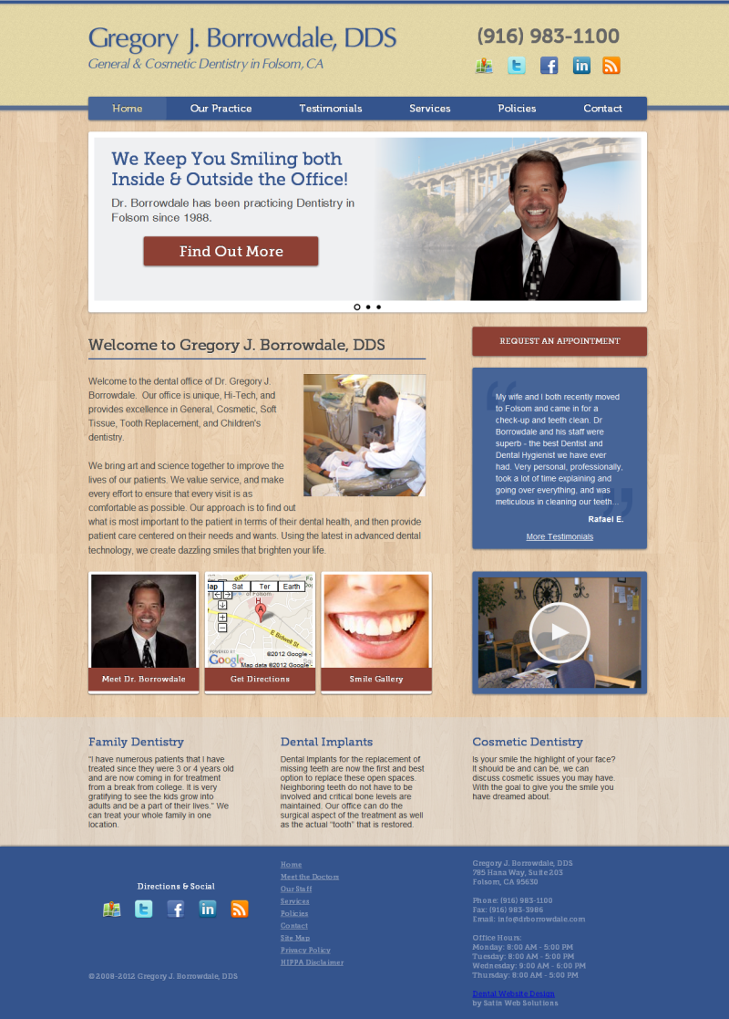 Gregory J. Borrowdale, DDS (Tap)