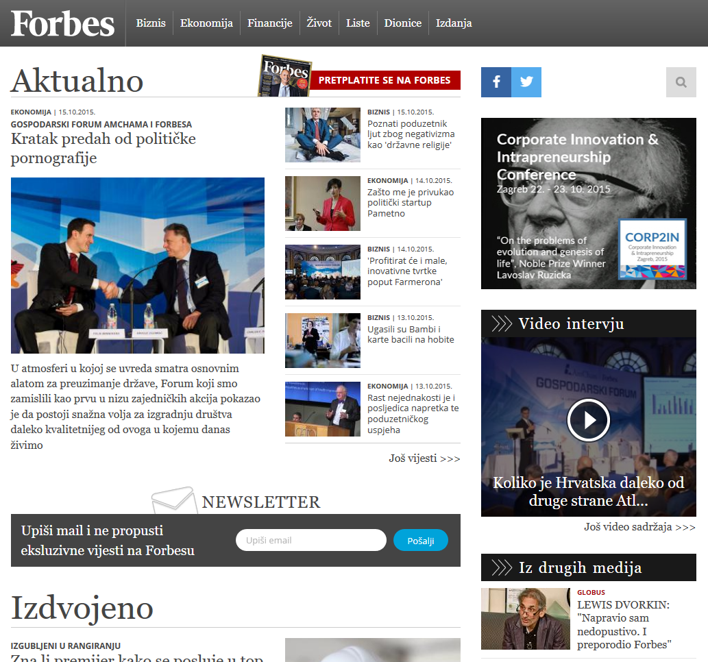 Forbes.hr - Croatian edition of world famous business magazine (jelicanin)