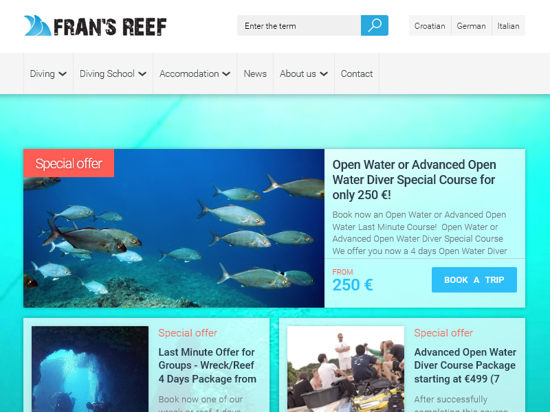 Fransreef.com - diving website (jelicanin)