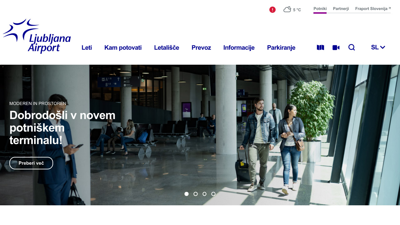Destination: Ljubljana Airport (Innovatif)