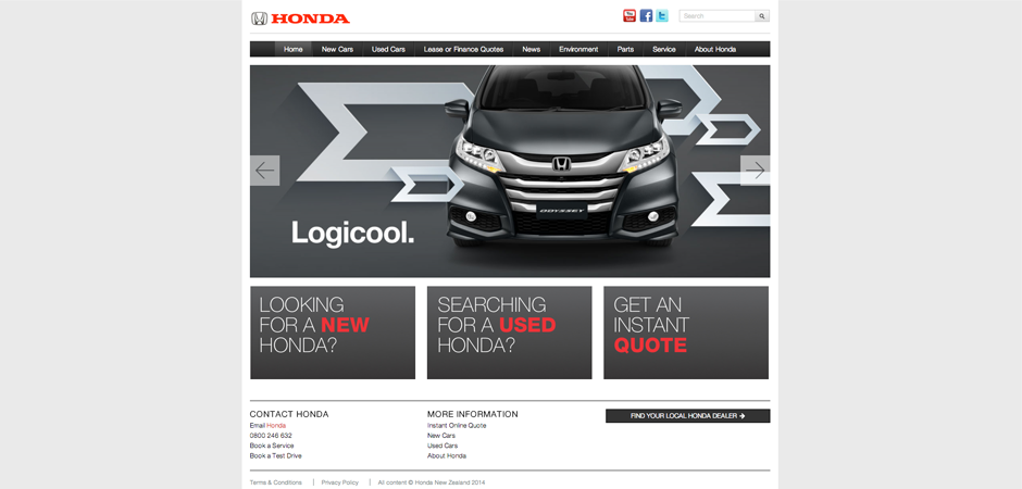 Honda New Zealand (Stripe the Web)
