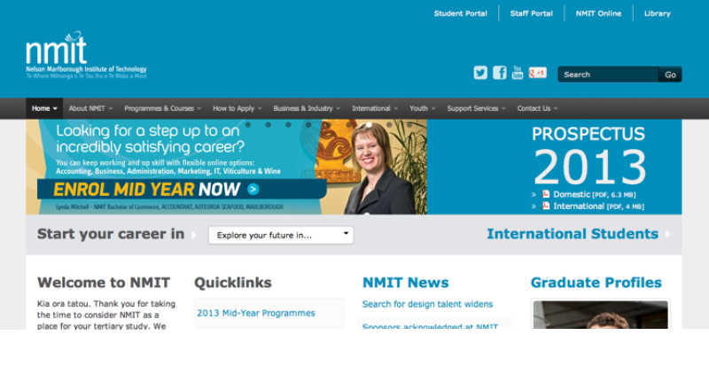 Nelson Marlborough Institute of Technology (SilverStripe)