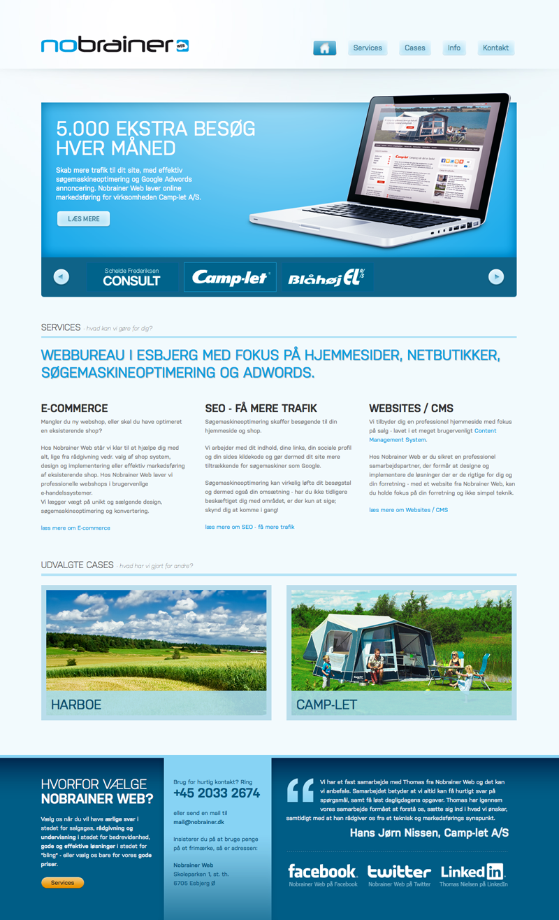 Webdesign Esbjerg - Nobrainer Web (Nobrainer Web)