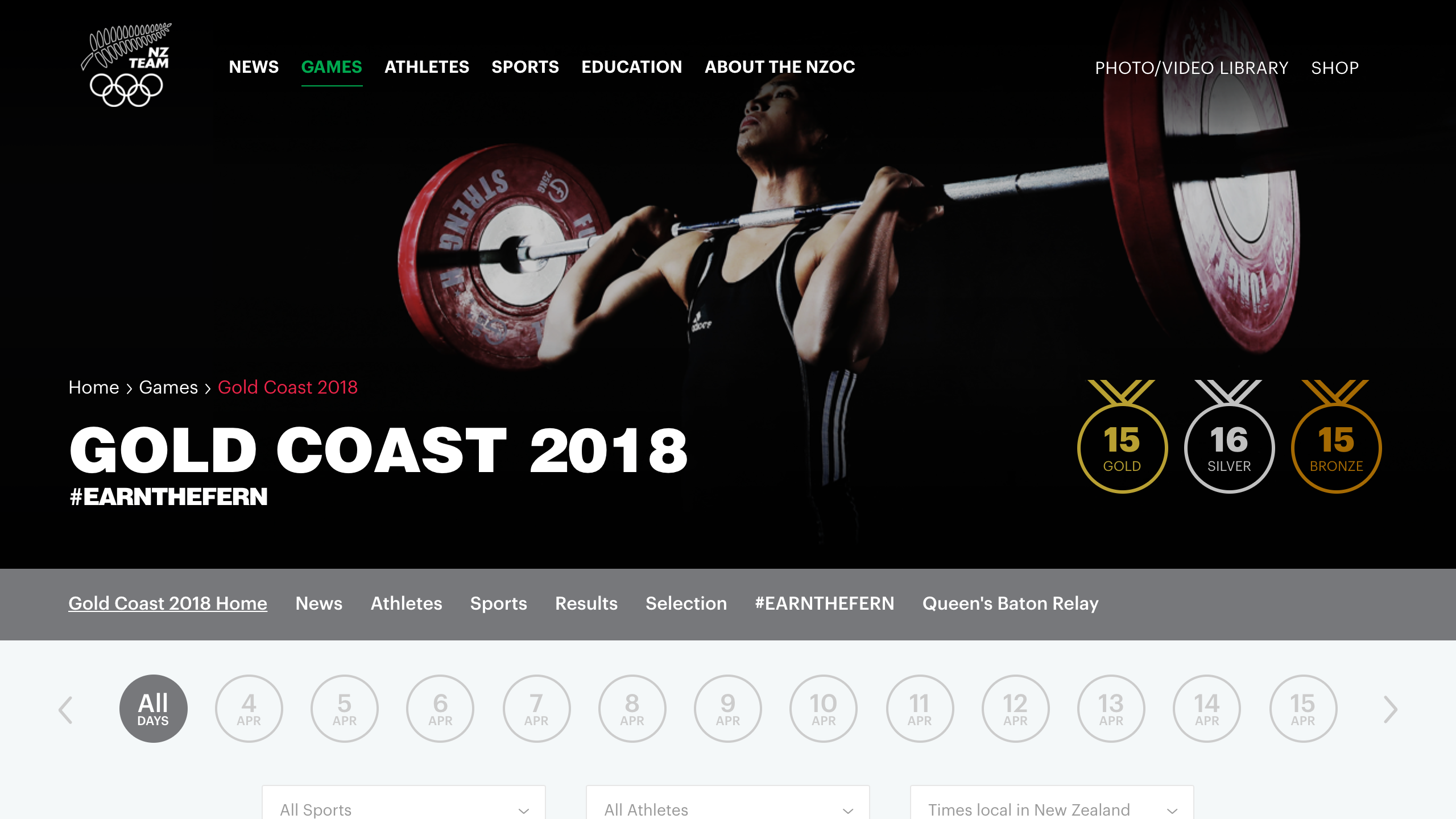 New Zealand Olympic Committee (Catch Design)