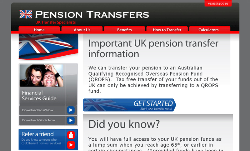 Pension Transfers Australia (StuM)