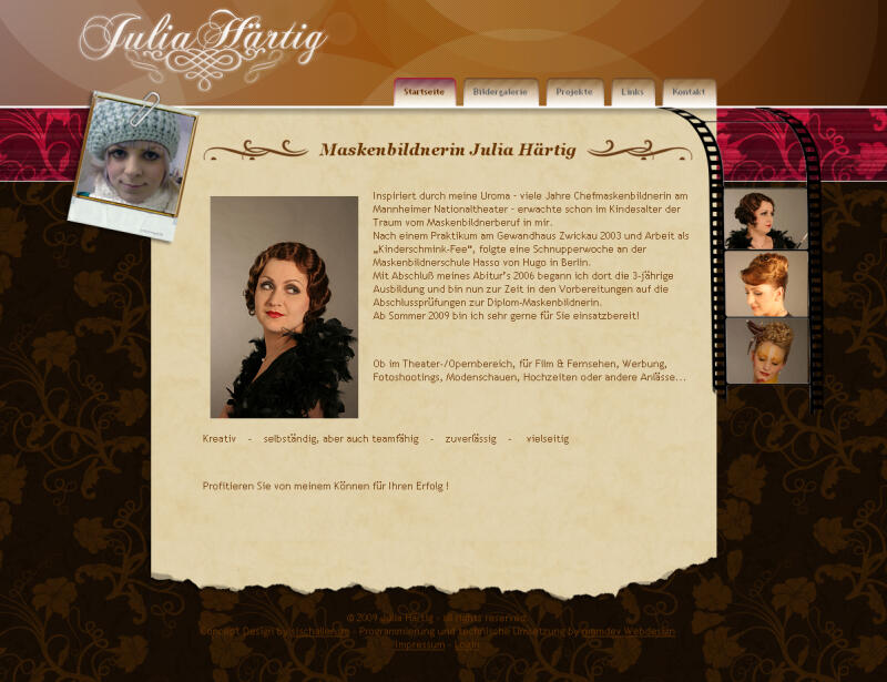 Maskenbildnerin Julia HÃ¤rtig (memdev)