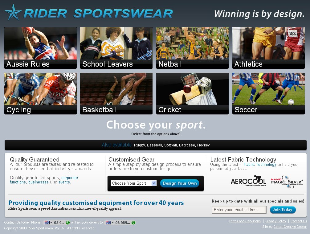 Rider sportswear (Apophenian)