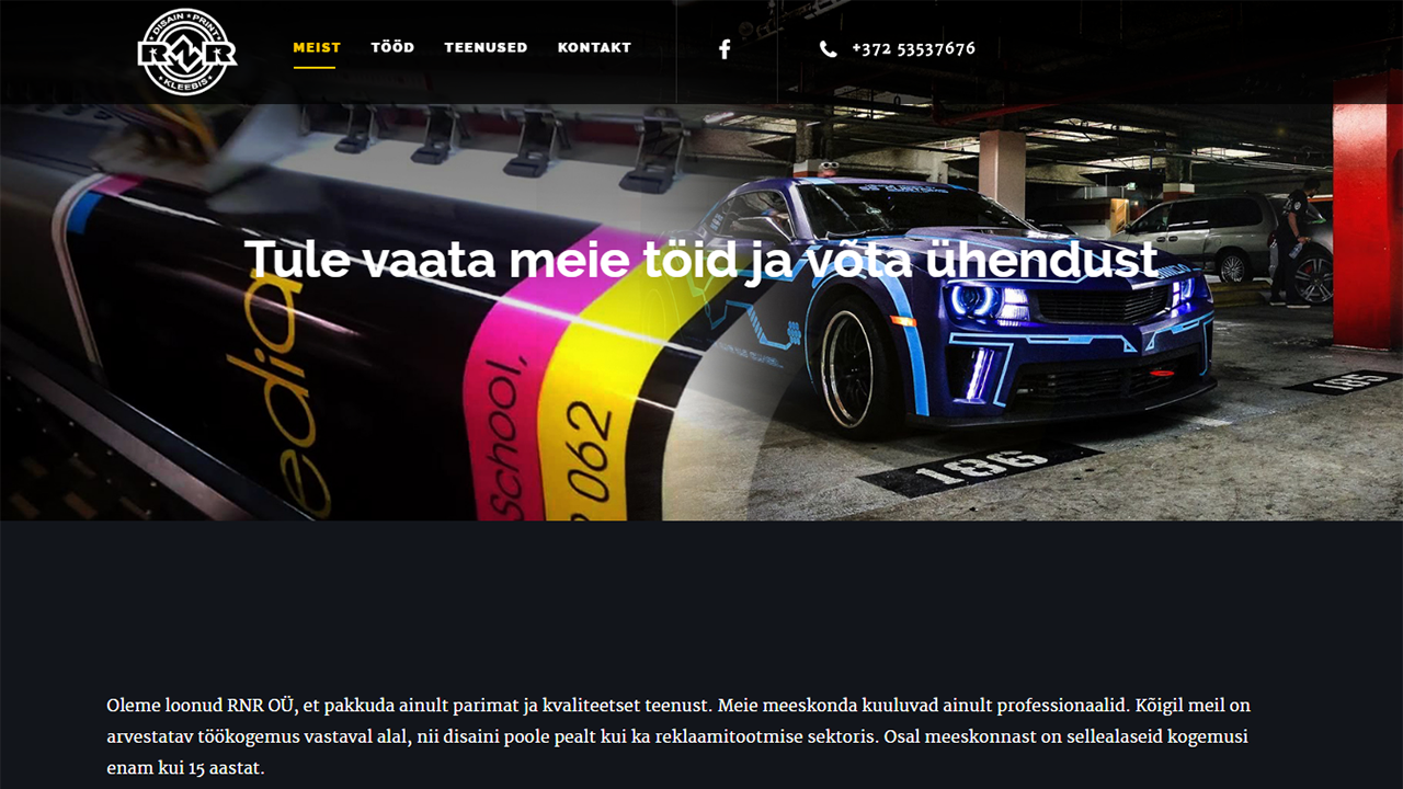 RNR OÜ - Trükiteenused (Webdoc)
