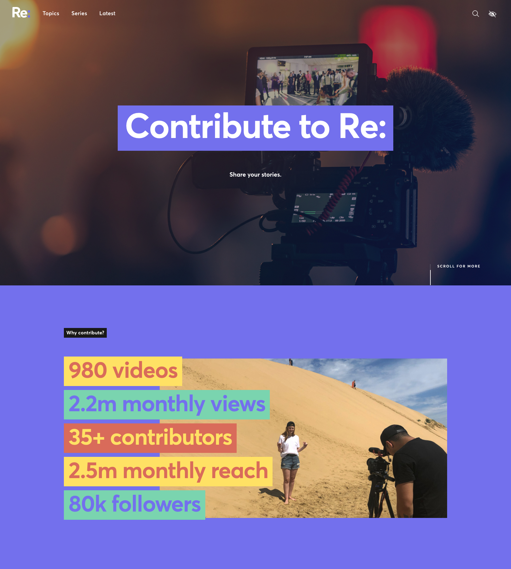 Contribute to Re: News