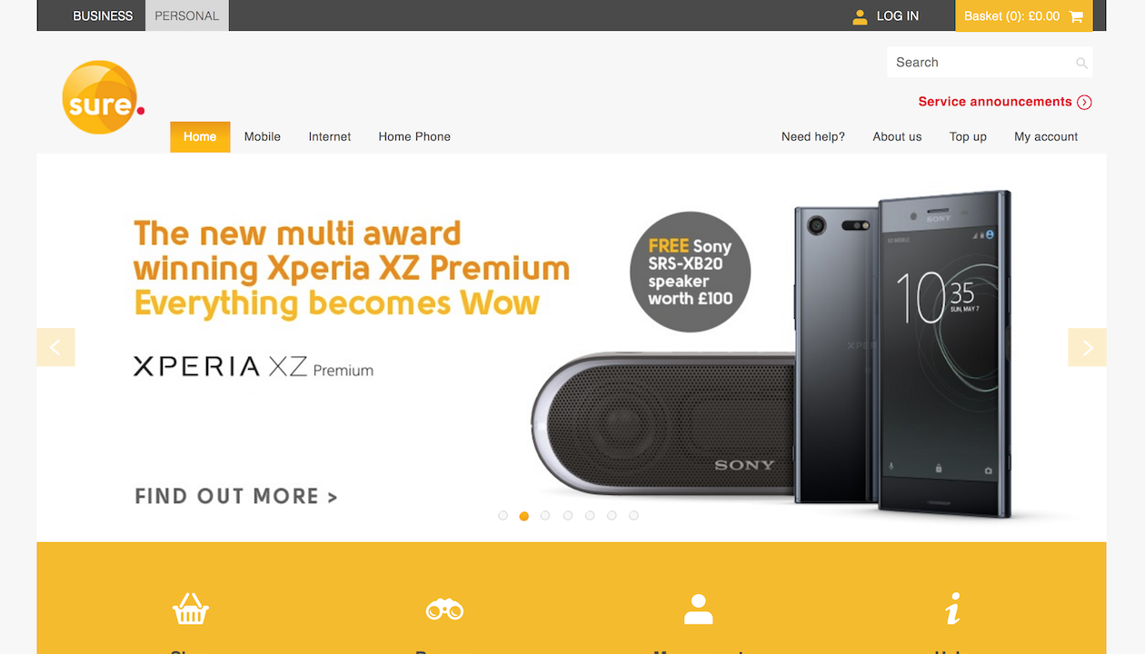 Sure Mobile Telecom (Quadra)