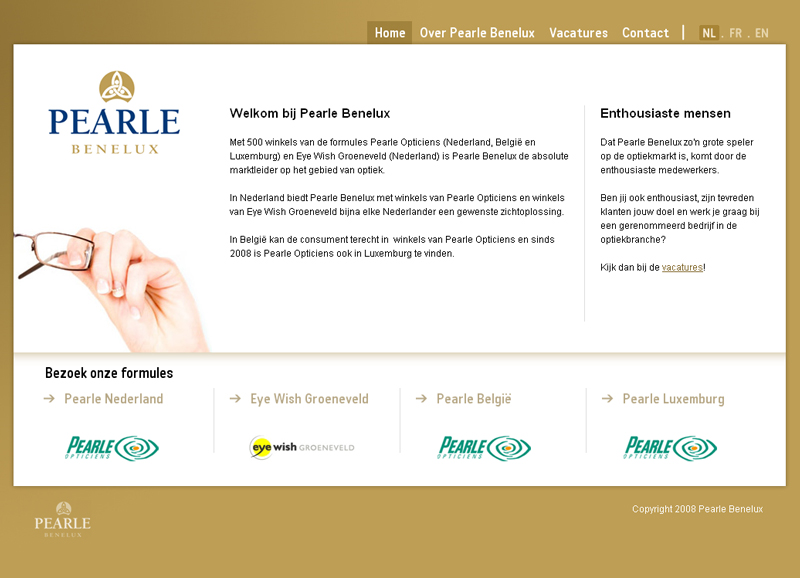 SilverStripe Community Showcase » Pearle Benelux (Maarten101) »  Silverstripe CMS