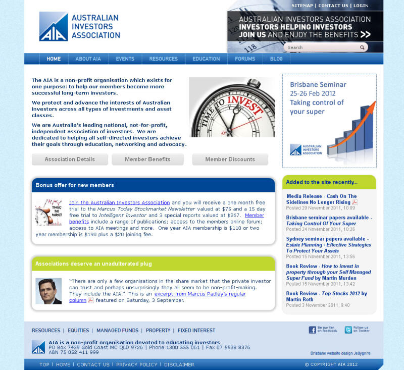 Australian Investors Association (Jellygnite)