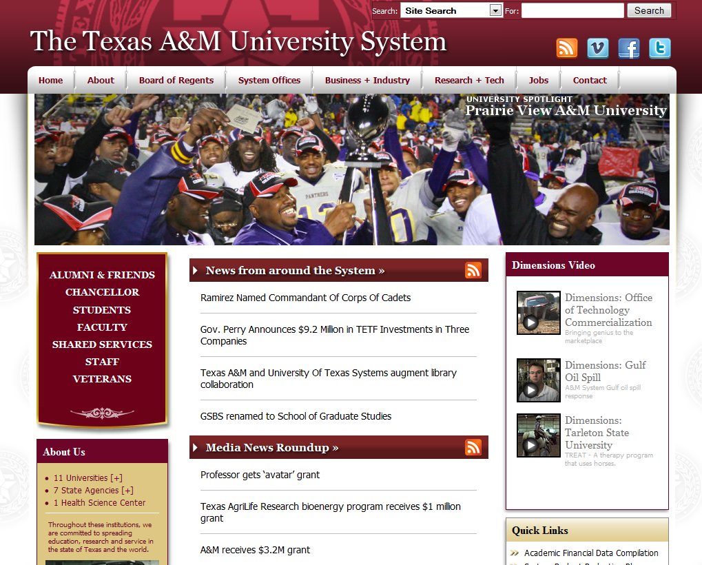 Texas A&M University System (ChubChub)