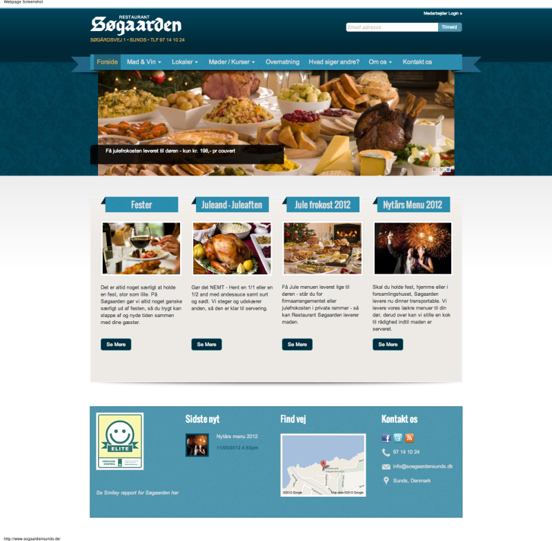 Restaurant Sogaarden (BLU42 Media)