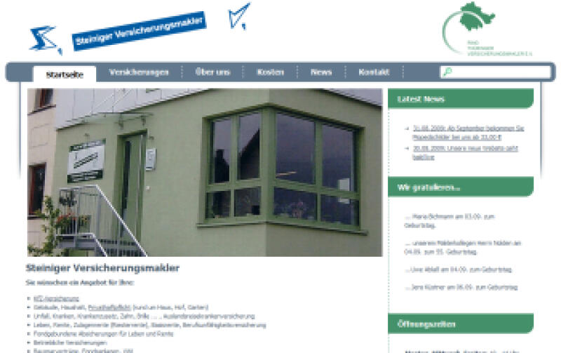 Maklerservice Greiz: Steiniger Versicherungsmakler (memdev)