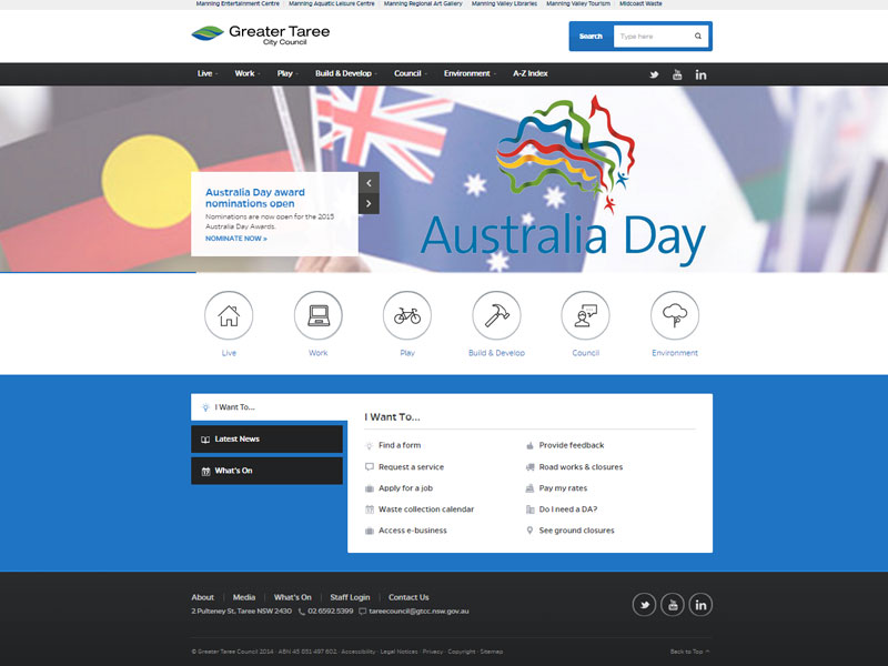 Greater Taree City Council (Internetrix)