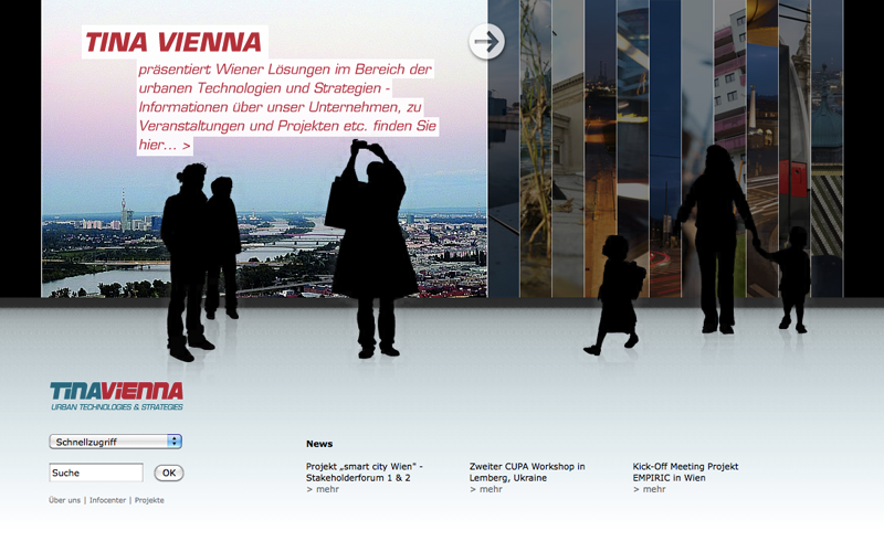 Tina Vienna Website (wunderweiss)